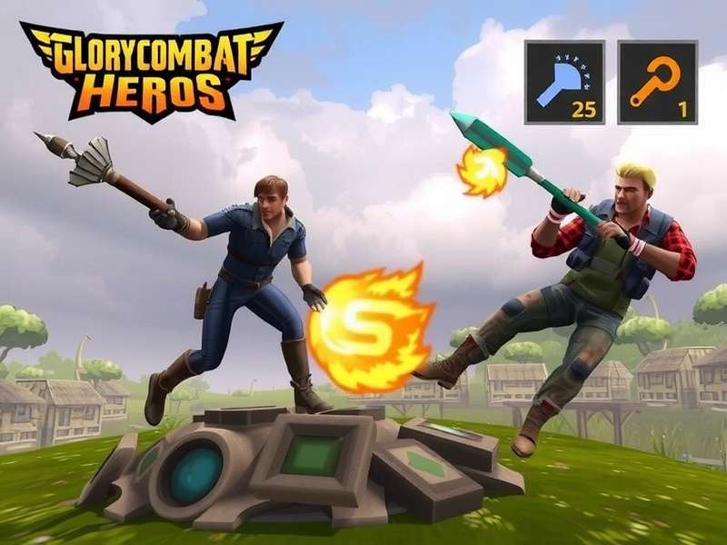 Intense battle royale action in Glory Combat Hero Glory Combat Hero Gameplay Screenshot